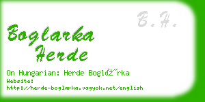 boglarka herde business card